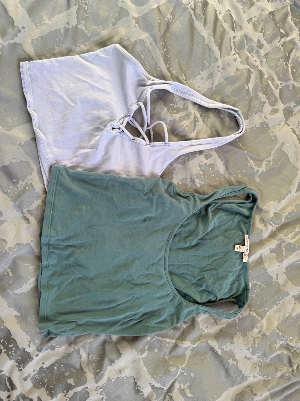 Forever 21 & Express Crop Top Bundle Blue Teal Size Small